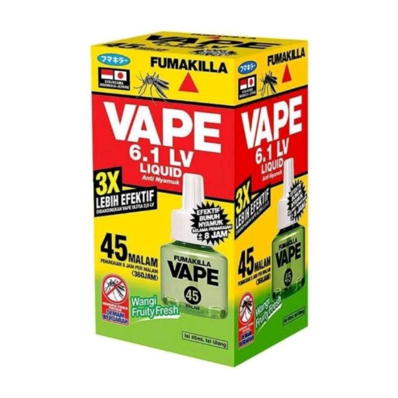 Fumakilla Vape Liquid 45 malam.