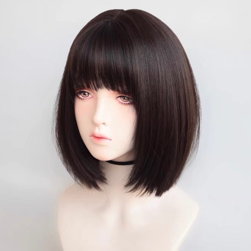 3560 8586 full wig korean bobo lisa short 35-38 cm