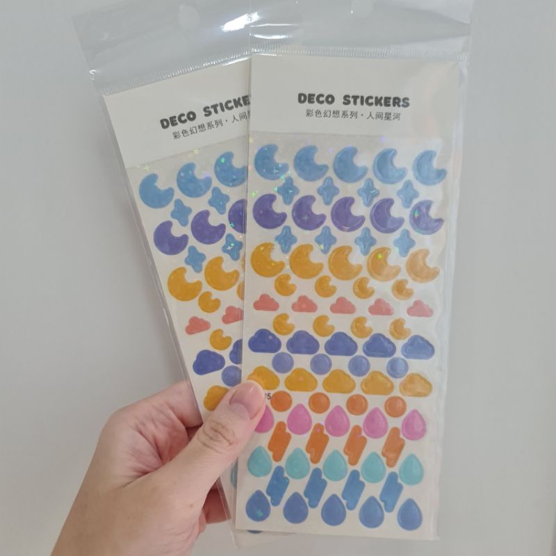 

Moon Cloud Weather Sticker Deco Stickers Climate Tracker Cuaca Diary Planner Bujo Journaling Stiker Bulan Awan Aesthetic