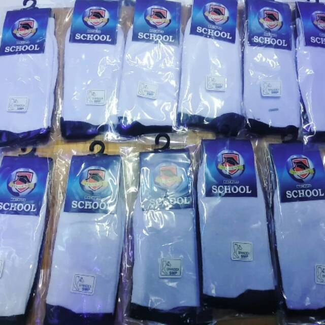 KAOS KAKI SMP PUTIH HITAM