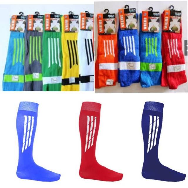 KAOS KAKI BOLA PANJANG KAOS KAKI FUTSAL KAOS KAKI OLAHRAGA----VIERI SUPERSOCK