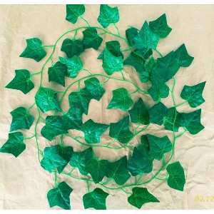 daun iivy rambat hiasan   daun bulat gantung plastik hias artificial dekorasi gedung hotel cafe rum