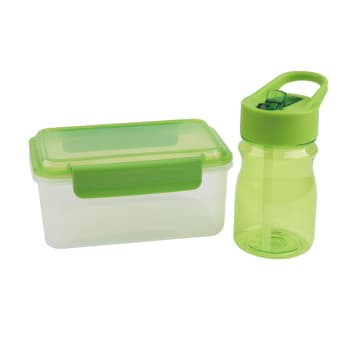 INFORMA Appetite Set 2 Pcs Tempat Makan &amp; Botol - Hijau 10342640