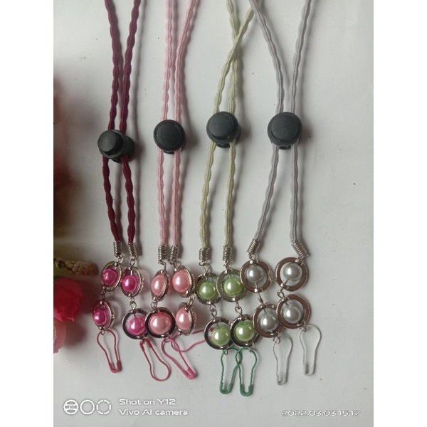 strap masker 2in1 mutiara