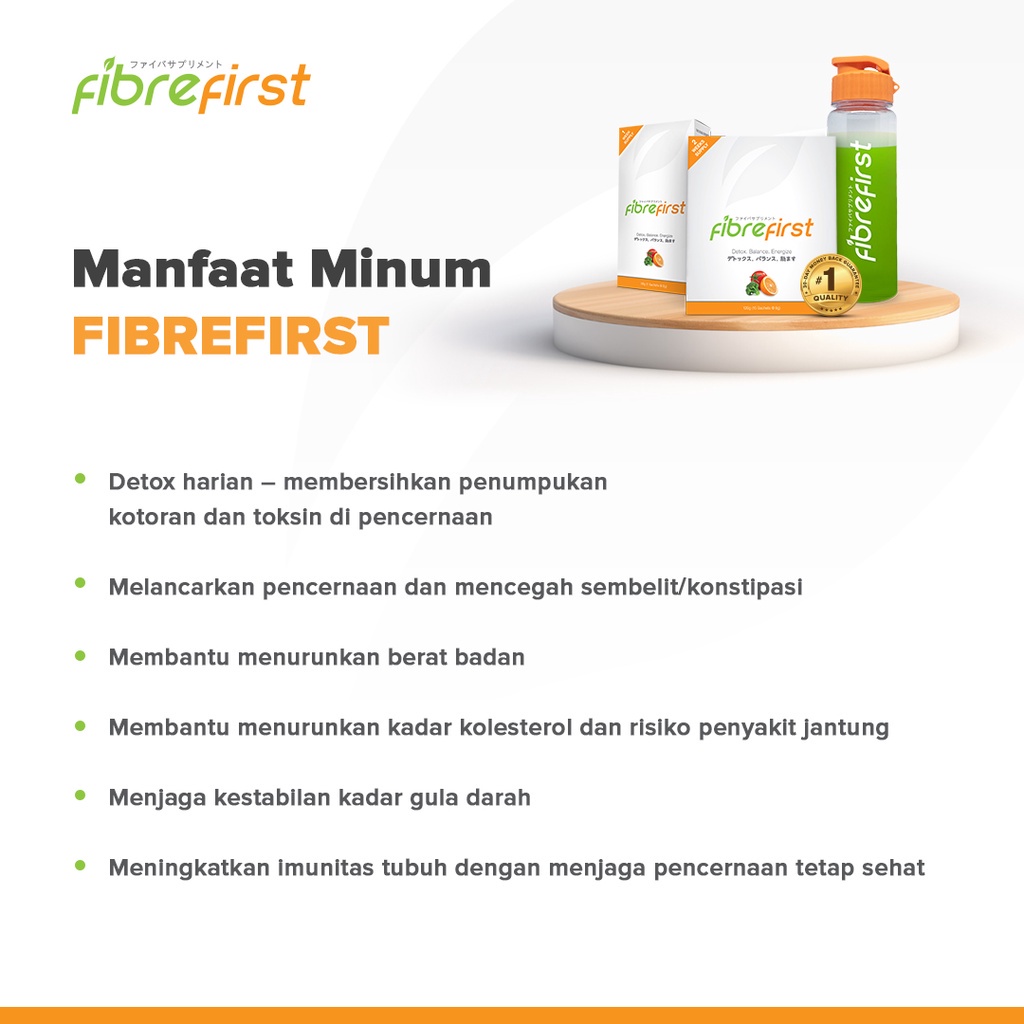 FibreFirst | Diet &amp; Detox | Two Weeks Supply isi 15 Sachet