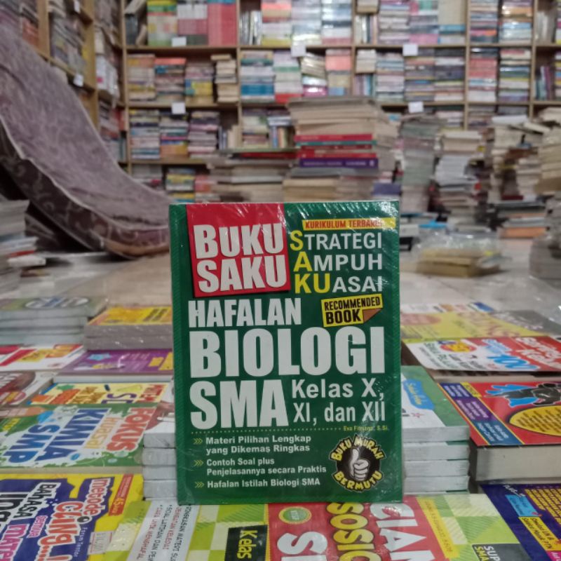 Obral Buku Kumpulan Soal | Rumus | Contekan | Bimbel | Buku Saku | SD SMP SMA | murah original-Saku biologi sma