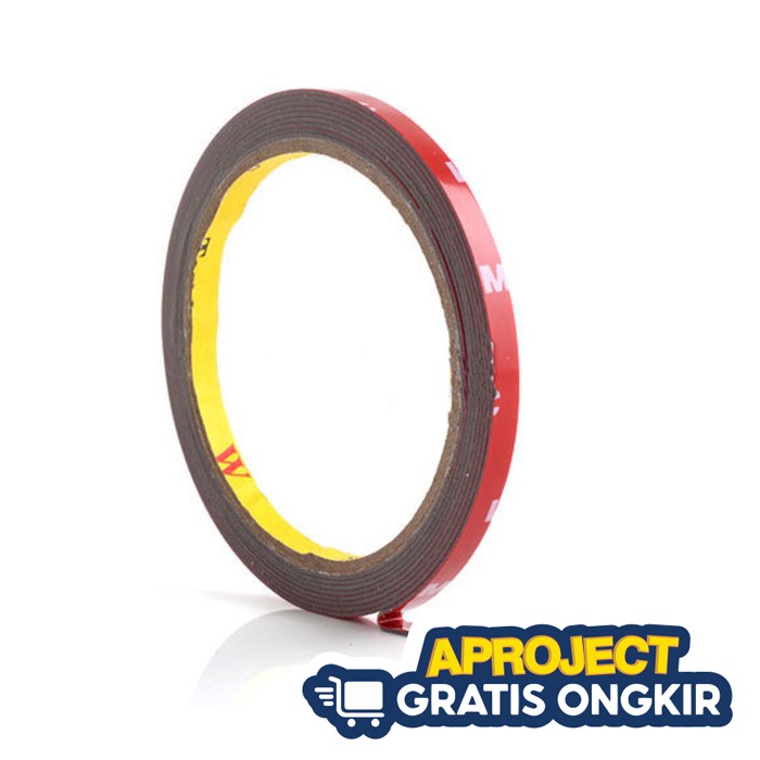 

JETTING Selotip Double Tape Acrylic 3m x 8mm - SC-3M - Red