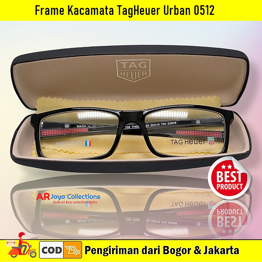 Promo Frame Kacamata Baca Minus Plus TagHeuer Urban TH0512 Termurah
