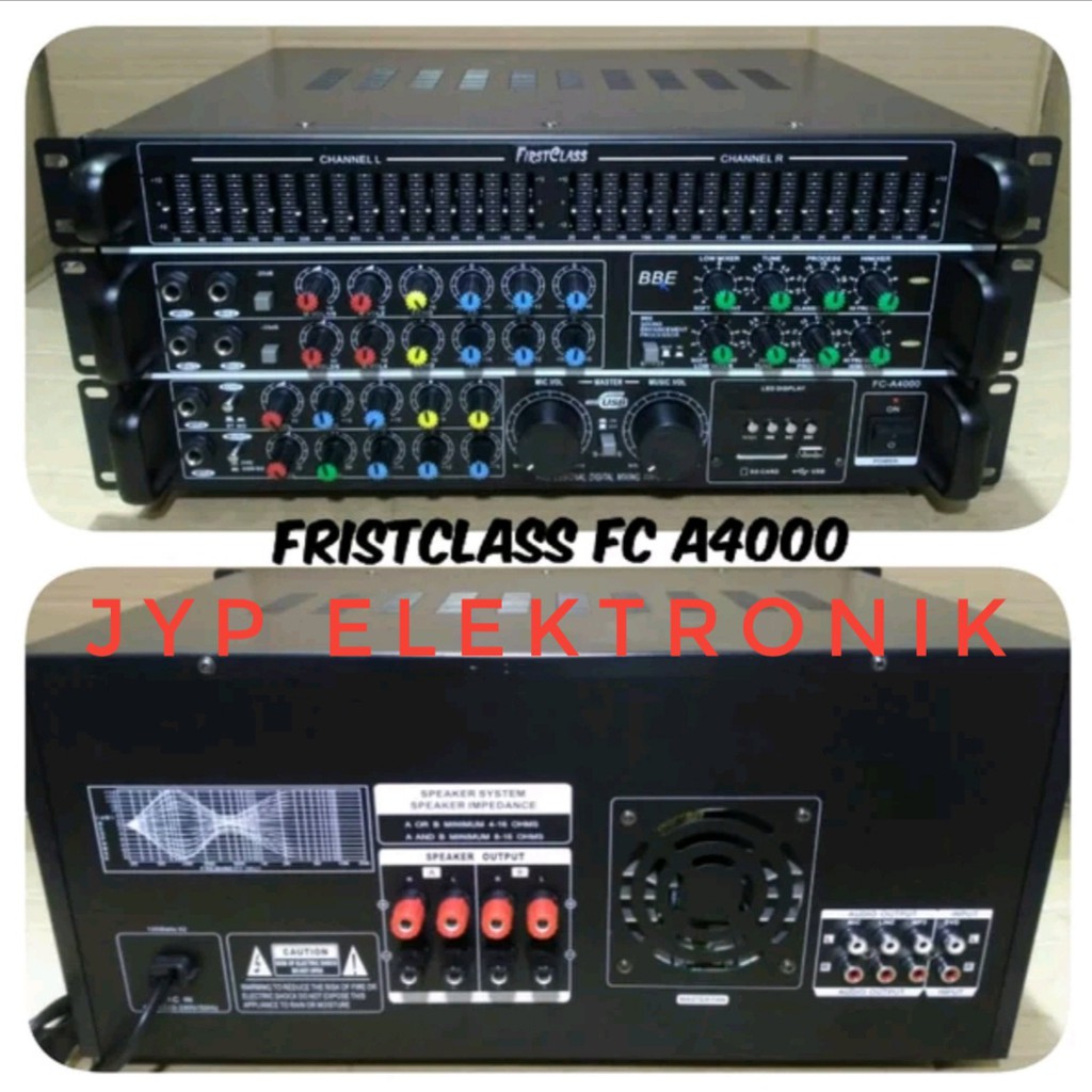 Amplifier FIRSTCLASS FC A4000 / FCA 4000 / FCA4000 Bluetooth