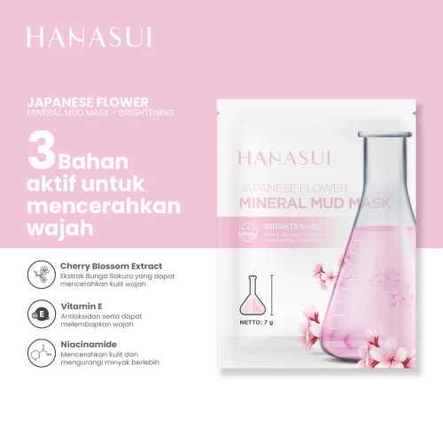 [BOX] Hanasui Mineral Mud Mask Japanese Flower