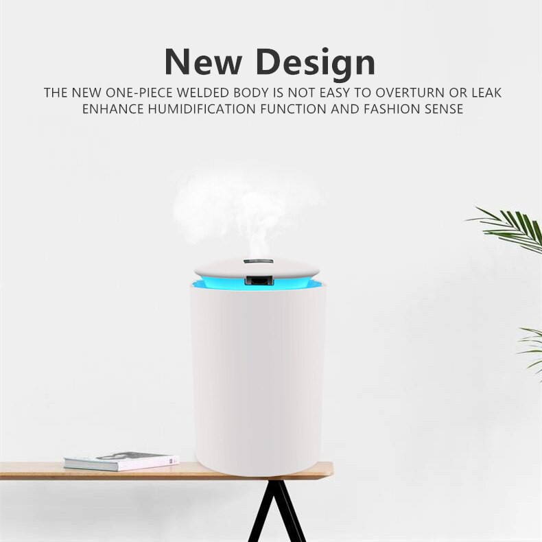 Taffware Ultrasonic Mini Air Humidifier Diffuser Aromatherapy Night lIght 260ml CXJ601