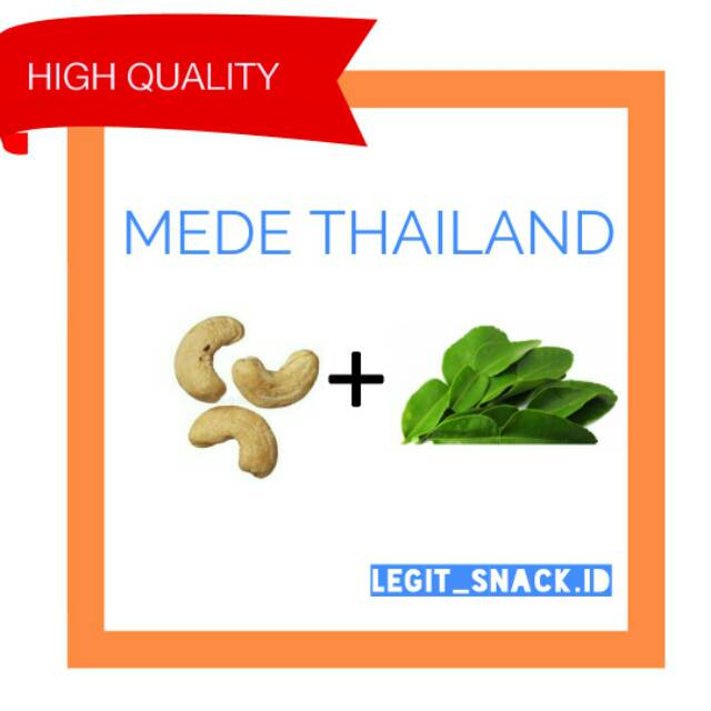 

Kacang Mede Thailand Pedas 1 Kg / Mete Pedes Daun Jeruk