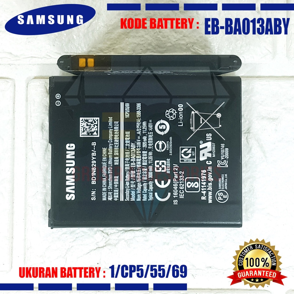 Baterai Battery Original SAMSUNG Galaxy A01 Core &amp; A01Core &amp; A013F &amp; A013G &amp; SM-A013F &amp; SM-A013G &amp; M01 CORE &amp; SM-M013F &amp; M01CORE &amp; SM-M013G &amp; M013F &amp; M013G Kode Batre EB-BA013ABY