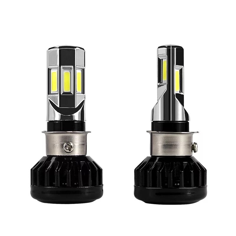 Headlamp Lampu Depan HID M02E M02D 6 &amp; 3 Sisi Led Mata Arus AC DC Plus Kipas Pendingin Asli Premium