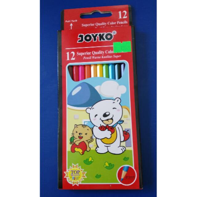 

Pensil warna joyko 12 warna