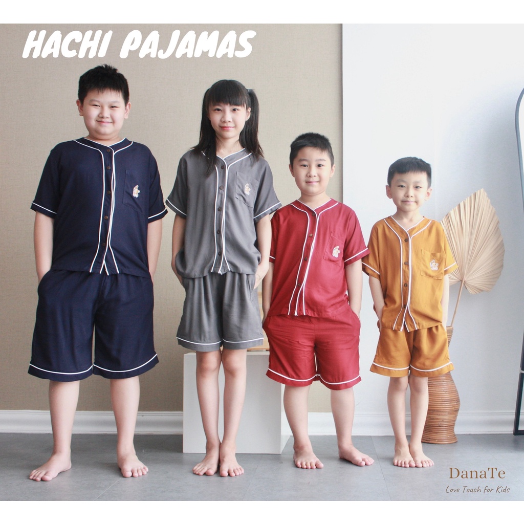 Danate Hachi Pajamas Piyama Anak Rayon Polos