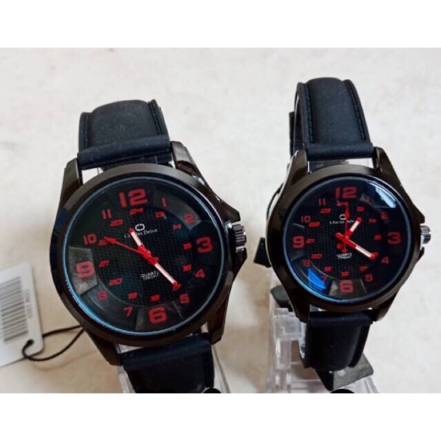 jam tangan charles delon couple ORI ANTI AIR