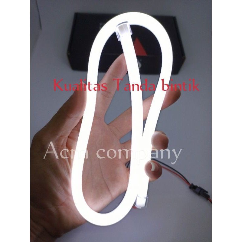 Lampu alis DRL led neon 30cm 1 mode grade A lampu alis neon no bintik kualitas terbaik