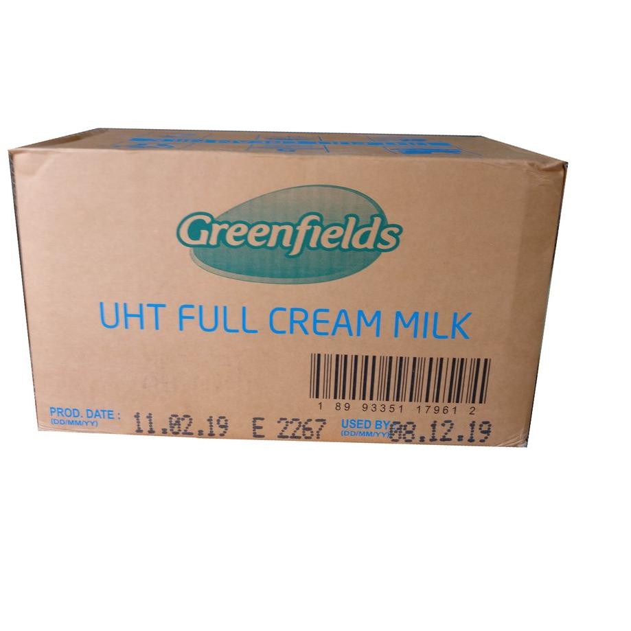 

Big Sale... Susu Greenfields UHT 1 LT Full Cream Milk Halal