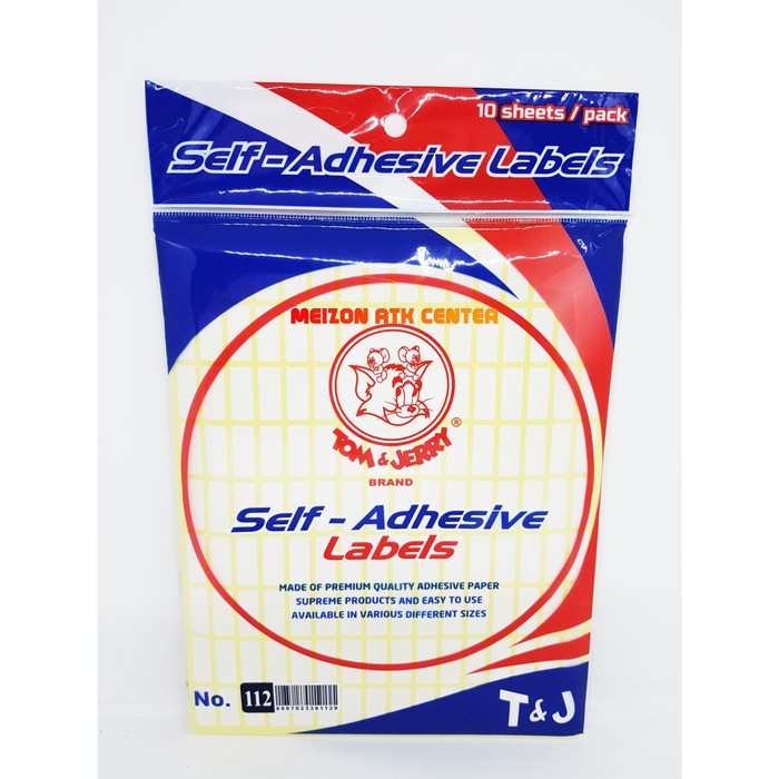 

Label Tom and Jerry No.112 Kertas Putih / Stiker Paper (PER PAK1)/ATKProject