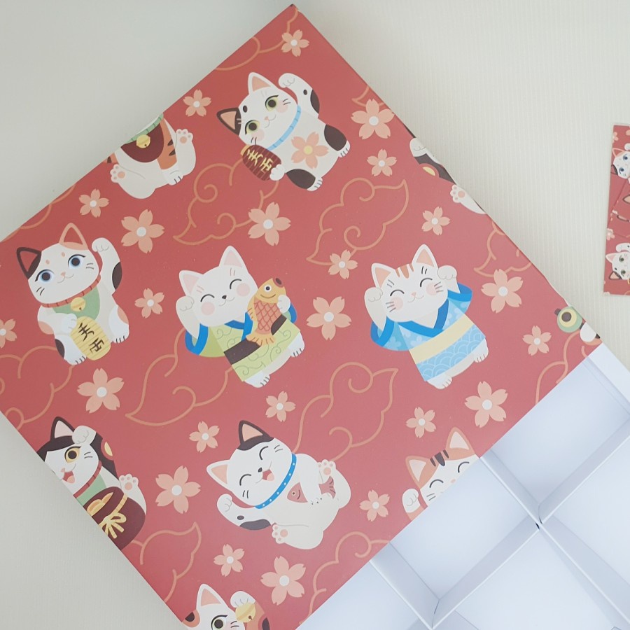 

Dus pie eggtart soes imlek box kotak cny sekat 9 Lucky Cat II Ucapan 22 X 22