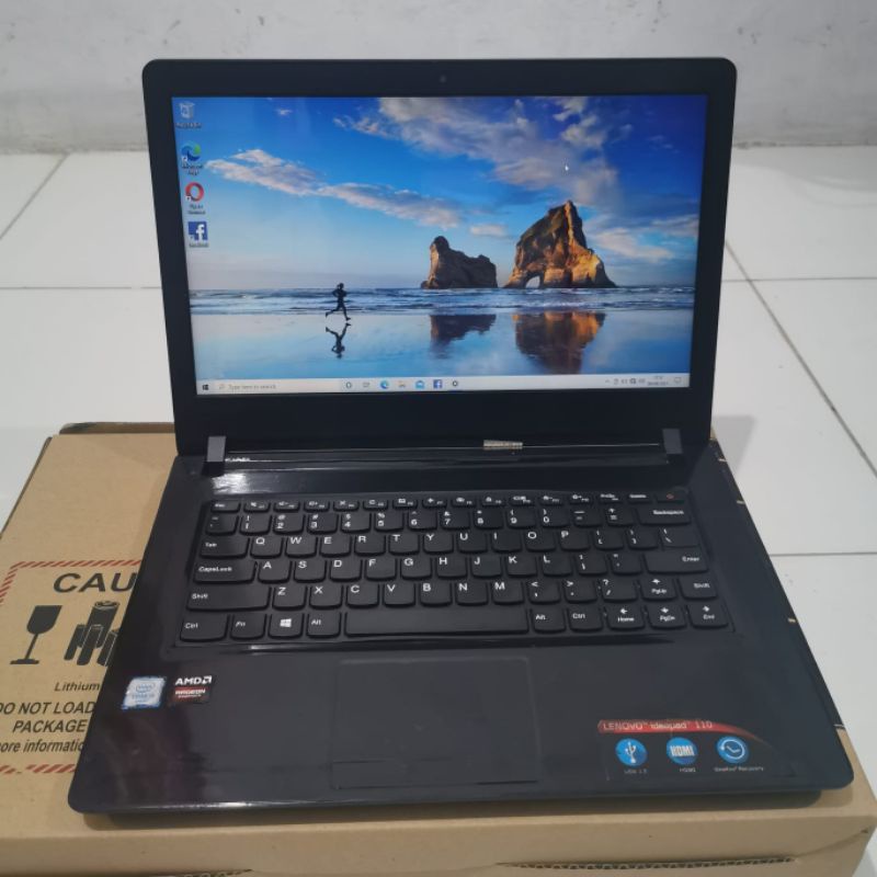 Laptop Lenovo ideapad 110, Core i3-6100U, Gen 6th, Amd Radeon R5 M430 2gb, Ram 4gb, SSD 256gb
