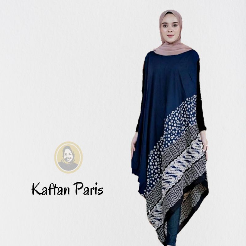 COD Kaftan Batik Wanita Asimetris, Kaftan Batik Wanita Muslim, Kaftan Batik Wanita Atasan Batik