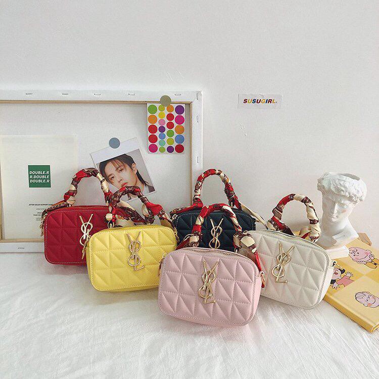 (LOLI-JKT) TS-29 TAS ANAK CEWEK IMPORT YSL / TAS ANAK BAHAN LEMBUT MUTIARA &amp; PITA