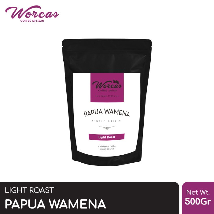 

H2J0U2J1U Kopi Arabica Papua Wamena 500 Gram Light Roast (Biji/Bubuk) - Kopi Biji HyYj