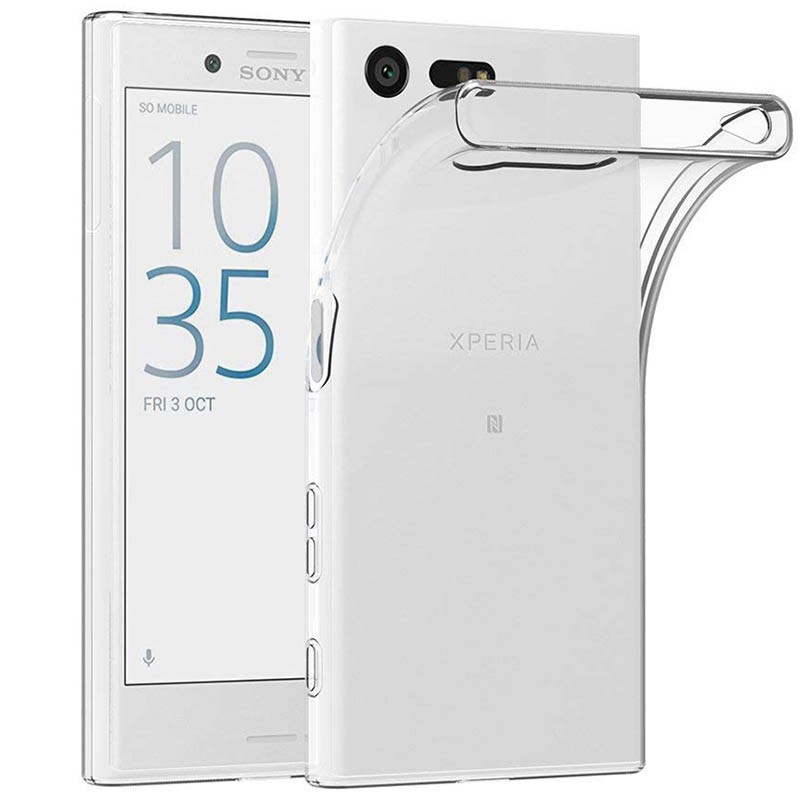 Slim TPU Case Sony Xperia X Compact - Original Clear Soft Bening Cover Casing Shock