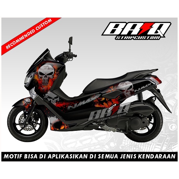 Decal NMAX Decal NMAX full body CUSTOM TENGKORAK