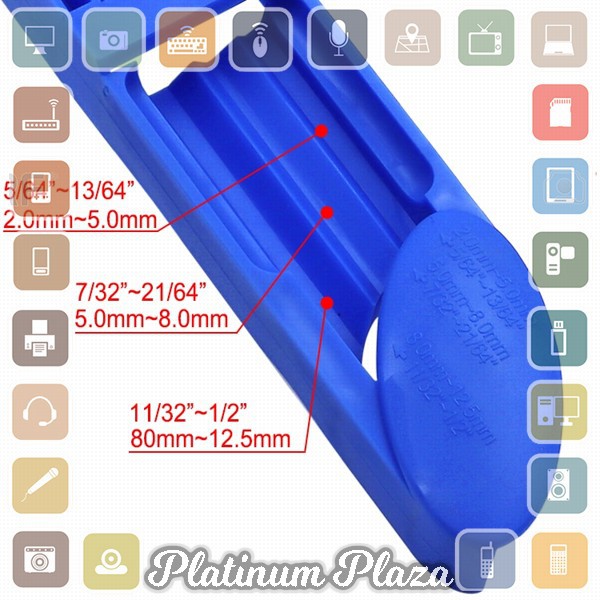 Xingweiqiang Alat Asah Mata Bor Corundum Wheel Bit Sharpener Titanium Drill Grinding -`28IELL-- Blue