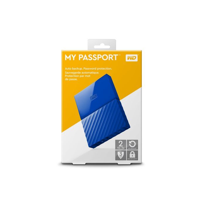 Hardisk Eksternal My Passport 2TB Original Resmi New Model 2TB USB 3.2