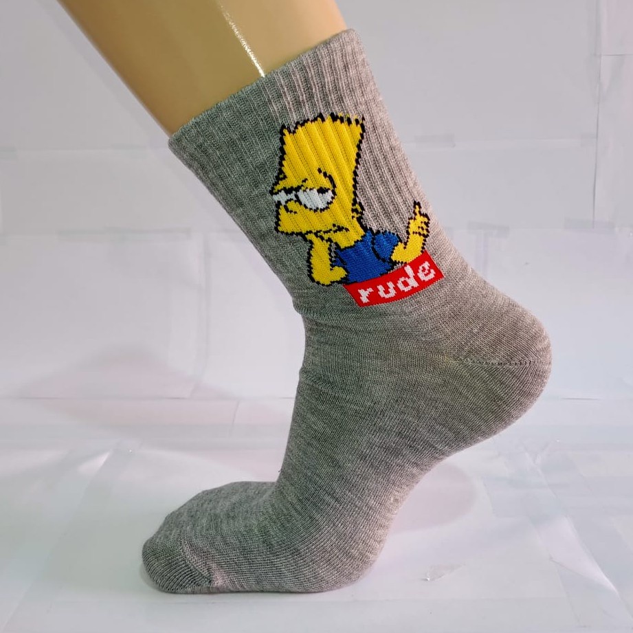 KAOS KAKI SIMPSON OLDSCHOOL | KAOS KAKI SKATE | ANDALUSIA SOCKS [S8]