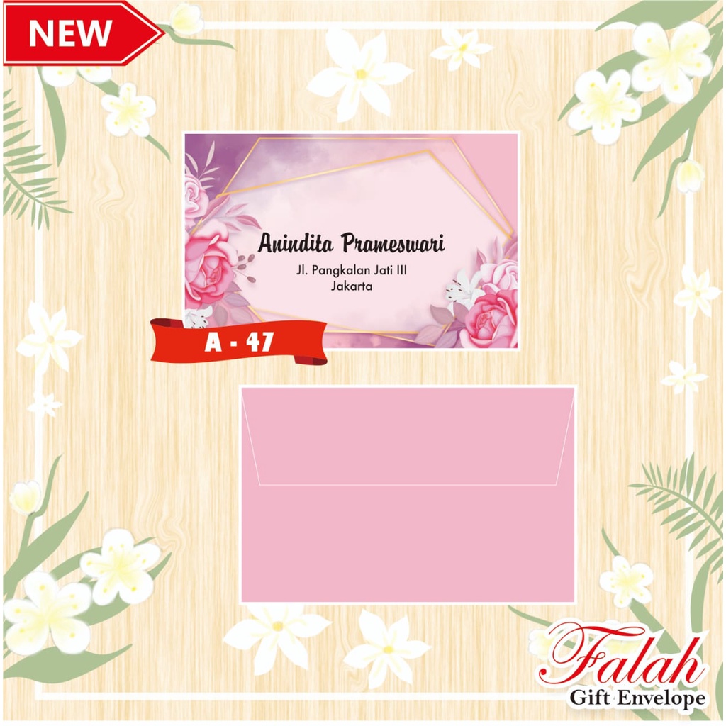 

Amplop Falah Motif A-47 Isi 50Lembar Tanpa Tulisan