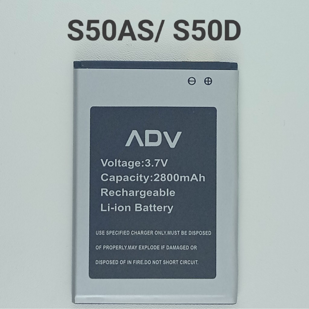 Batre ADVAN All Type Sesuai Variasi S50 BLS4 S50G S5M BPS5E S45D BLS4A S4P S4A+ S3A BP50AS S5J BATRE