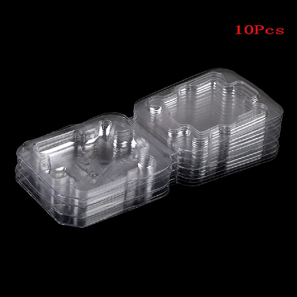 // justenjoyingg.id // 10Pcs cpu case holder tray box plastic protection for socket 775 1150 1156 ~