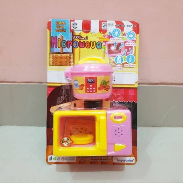 Mainan Mini Microwave &amp; Majic Com