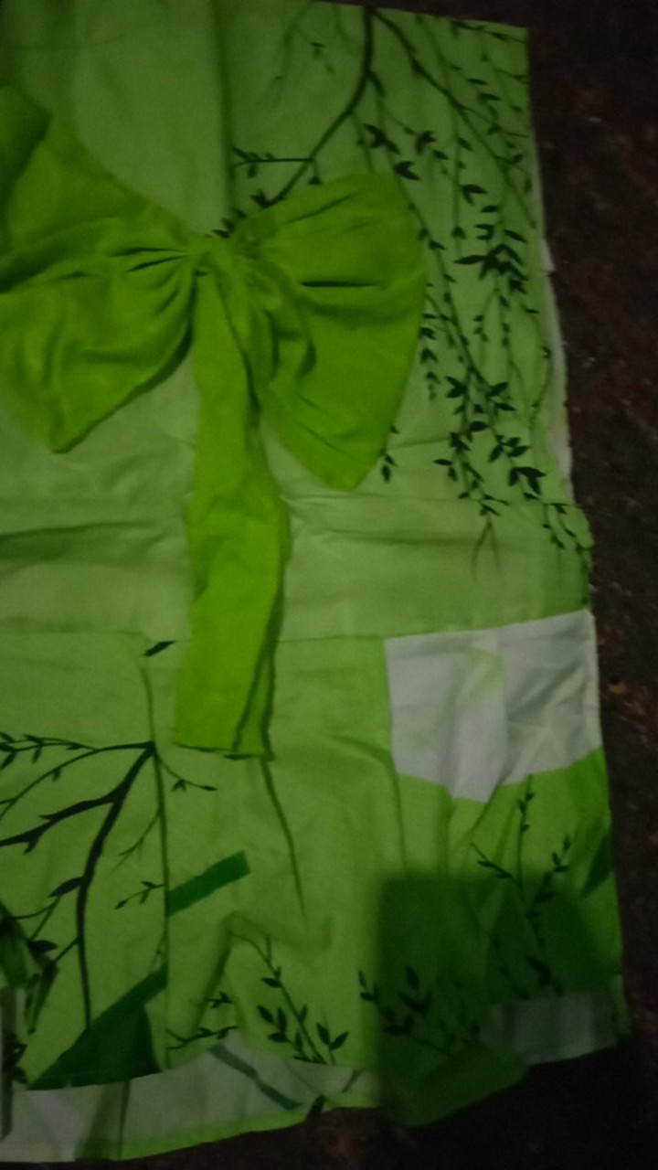 Sarung  Kursi Makan Cover Sandaran 6 Set Taplak Meja Makan