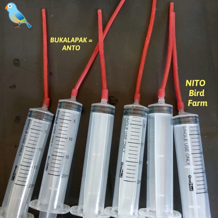 Promo Spet suntikan lolohan lovebird loloh spuit labet anak burung Murah