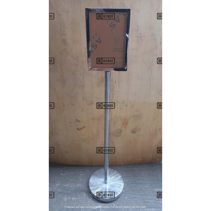 

Sign Stand Stainless Signage Standing Sign Frame Display A4 Stainless