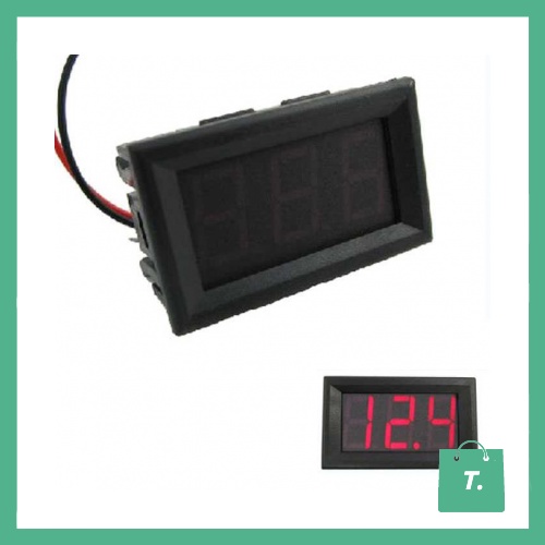 Volt Meter 12V Motor Mobil - TK380T4