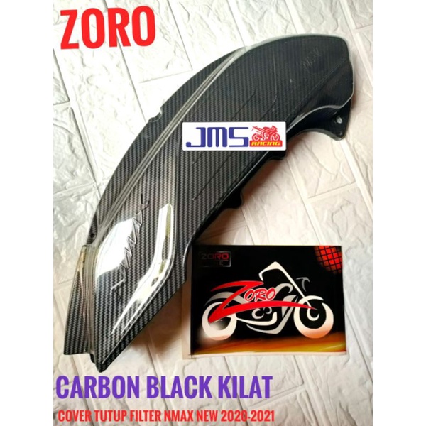 Cover tutup hawa filter nmax old carbon plus emlem gold yamaha nmax old dan nmax new zoro