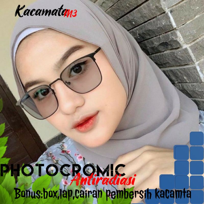 kacamata lensa photocromic antiradiasi boleh pilih yang blueray bisa normal minus plus cilinder tergantung permintaan sampai minus 5 cyl 2 harga masih sama tulis saja pesanan kaka di catatan saat order free box lap cairan pembersih kode 1157 size47-20-136