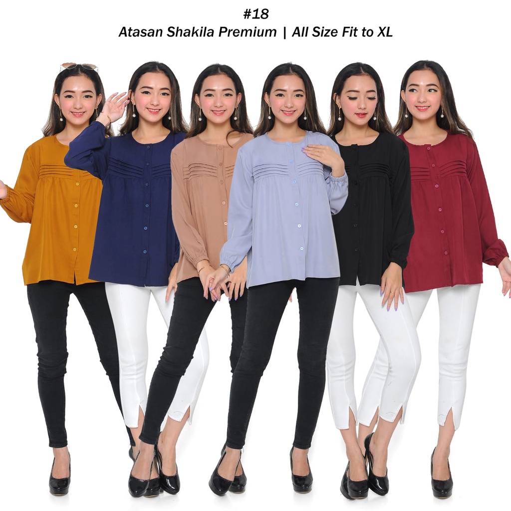 baju atasan wanita terbaru/shakila impor/blouse giovany shirt