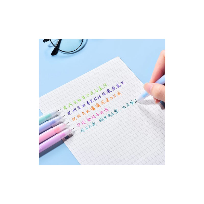 Mira Plus Needle Point Gel Pen / Pulpen Pena Ballpoint Warna Warni Lucu Unik Murah-3