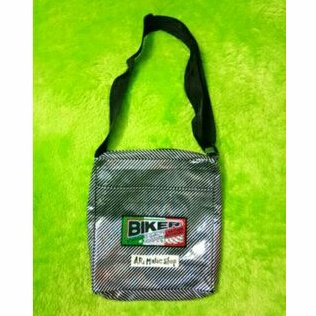 tas carbon ukuran besar. waisbag carbon.  slempang carbon