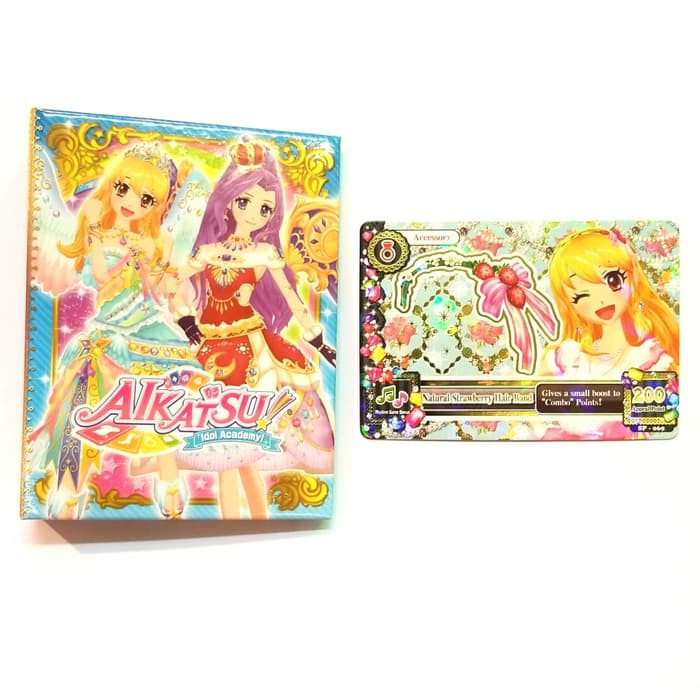 Sx100 Mini Album Kartu Aikatsu Binder Ichigo Mizuki + 1 Sp card