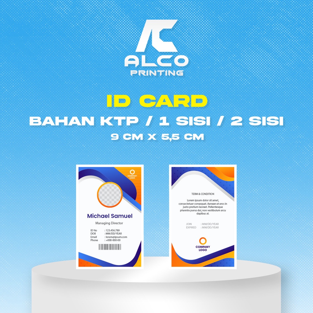 

ID CARD/MEMBER CARD | BAHAN PVC PREMIUM CARD | FREE DESIGN SESUAI DENGAN KATALOG YANG ADA