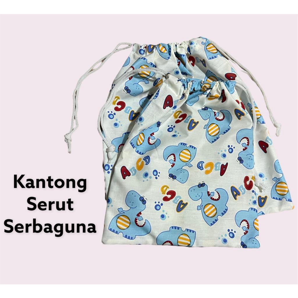 Fawn'G Handmade - Drawstring Pouch serbaguna / Kantong Souvenir Goodie / Kantong Serut